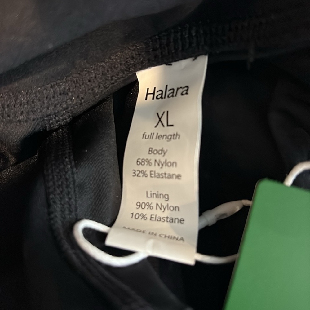 NWT Halara Black Athleisure Play it My Way Leggings Size XL - Picture 8 of 9